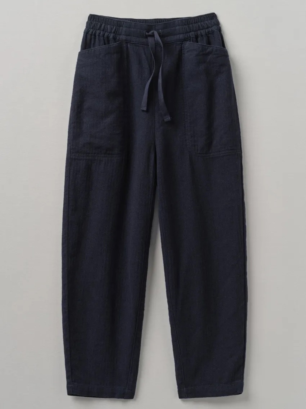 NWT TOAST Brushed Cotton Linen Herringbone Trousers M
